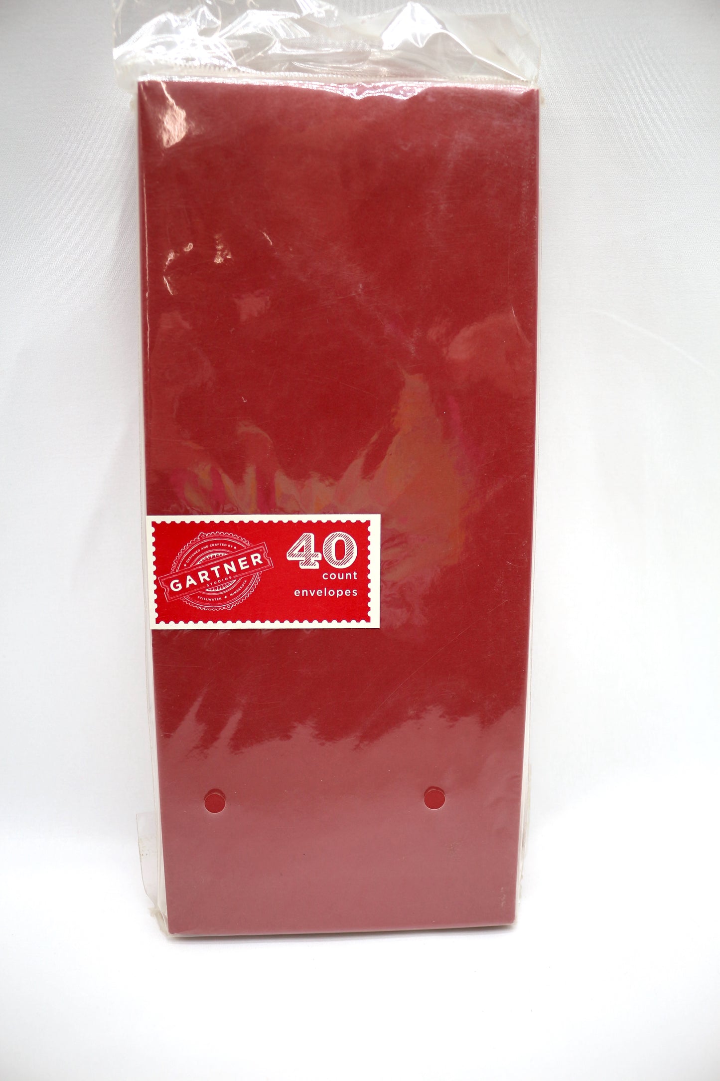 Garter 9" Red Envelopes 40 count