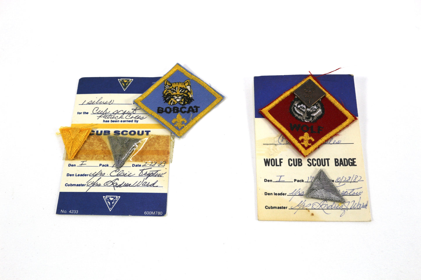 Cub Scout Patches Wolf or Bobcat