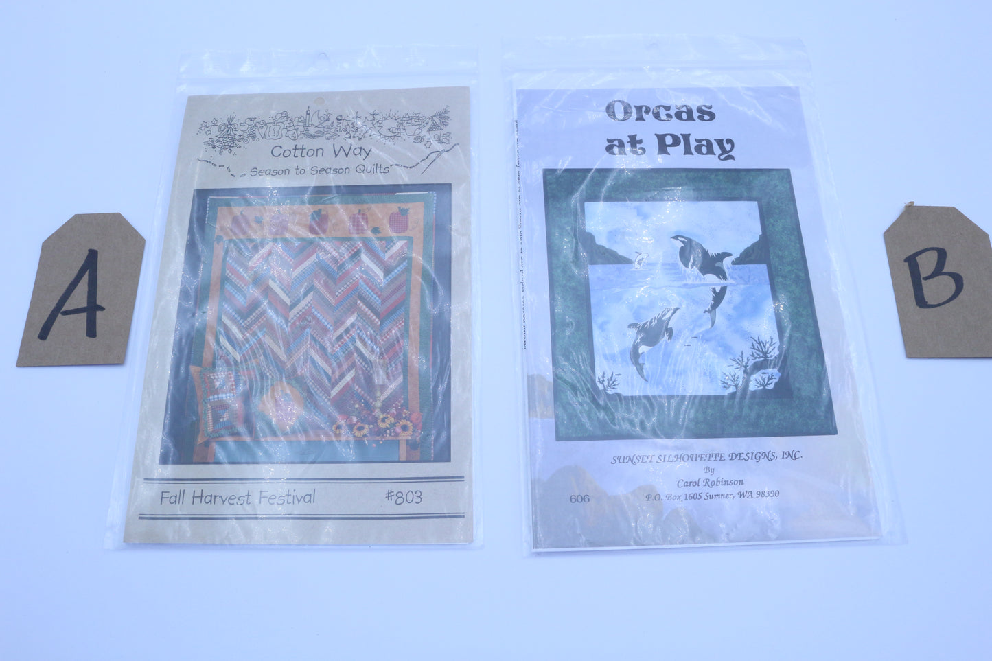 Cotton Way Season to Season Quilt Pattern or Orcas at Play Quilt Pattern PK152