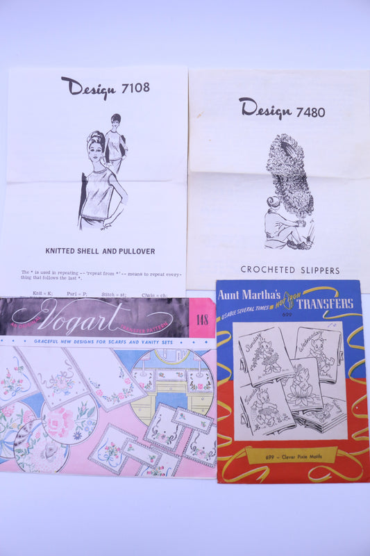 Vintage Alice Brooks Designs Pattern 7108 or 7480or Vogart 148 or Aunt Marthas 699