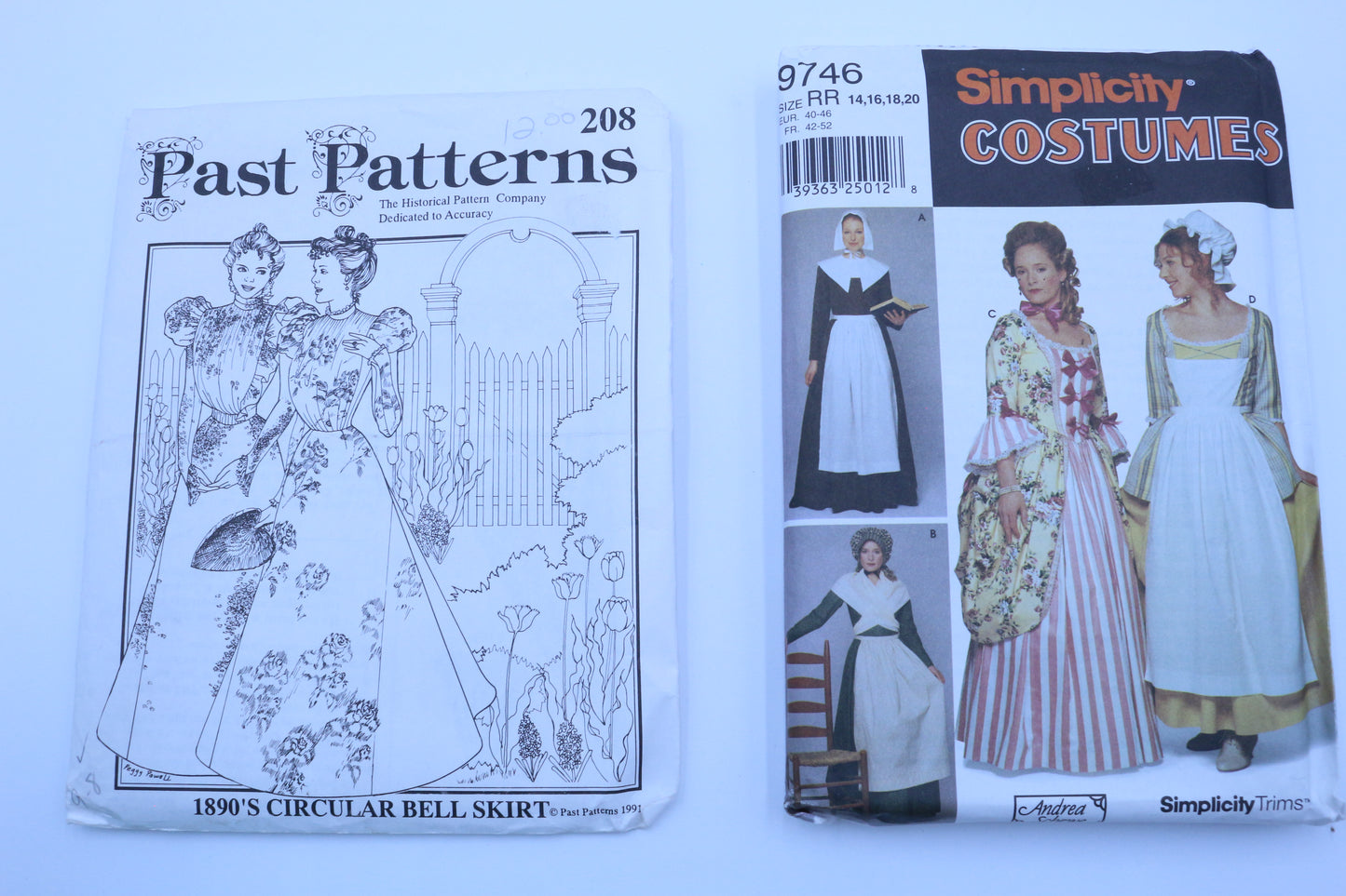 Past Patterns 208 Sewing Pattern or Simplicity 9746 Sewing Pattern