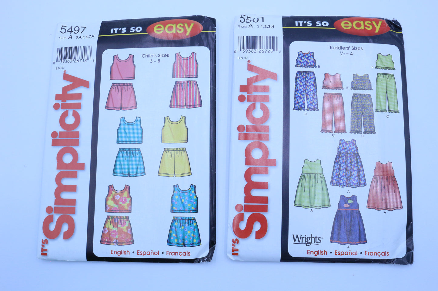 Simplicity 5501 Sewing Pattern or SImplicity 5497 Sewing Pattern