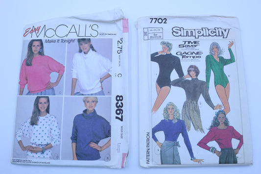 Simplicity 7702 Sewing Pattern or McCall's 8367 Sewing Pattern
