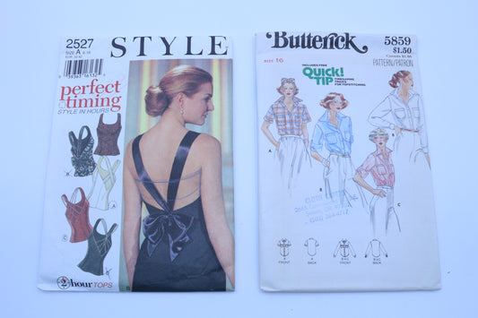 Style 2527 Sewing Pattern or Butterick 5859 Sewing Pattern