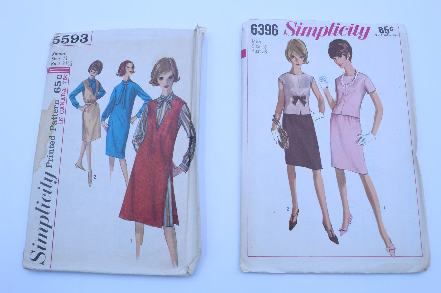 Simplicity 6396 Sewing Pattern or Simplicity 5593 Sewing Pattern