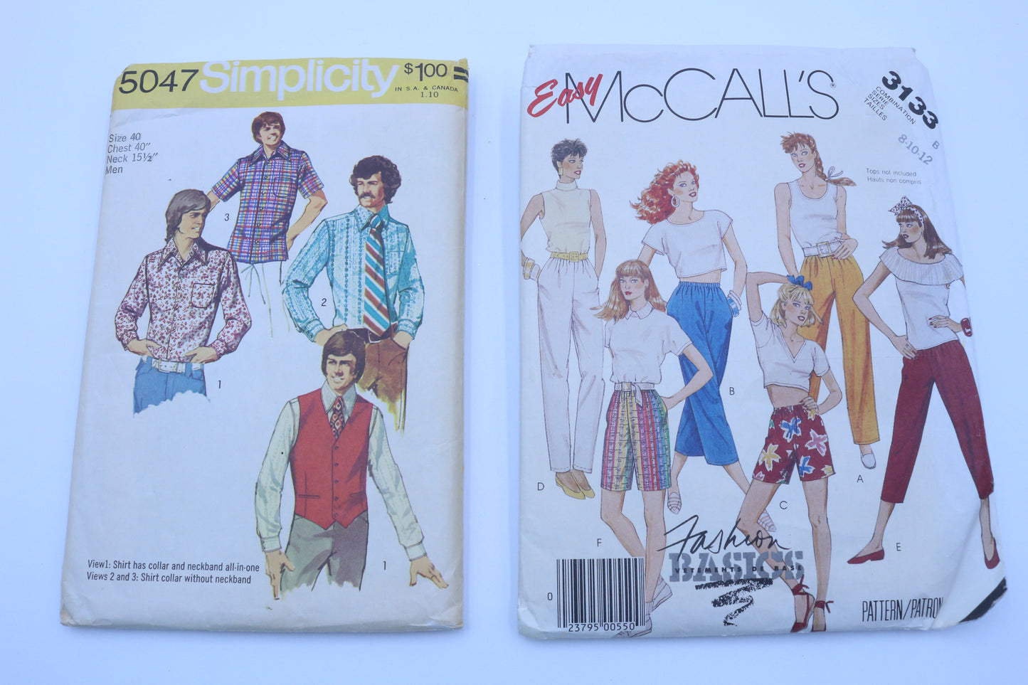 Simplicity 5047 Sewing Pattern or McCalls 3133 Sewing Pattern