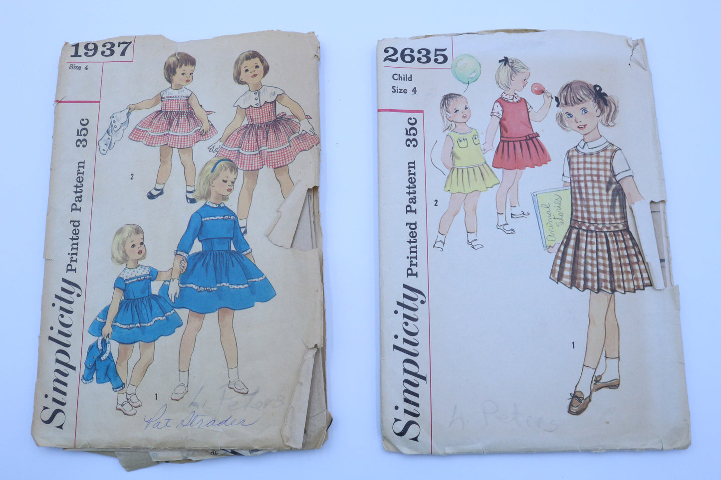 Simplicity 1937 Sewing Pattern or Simplicity 2635 Sewing Pattern