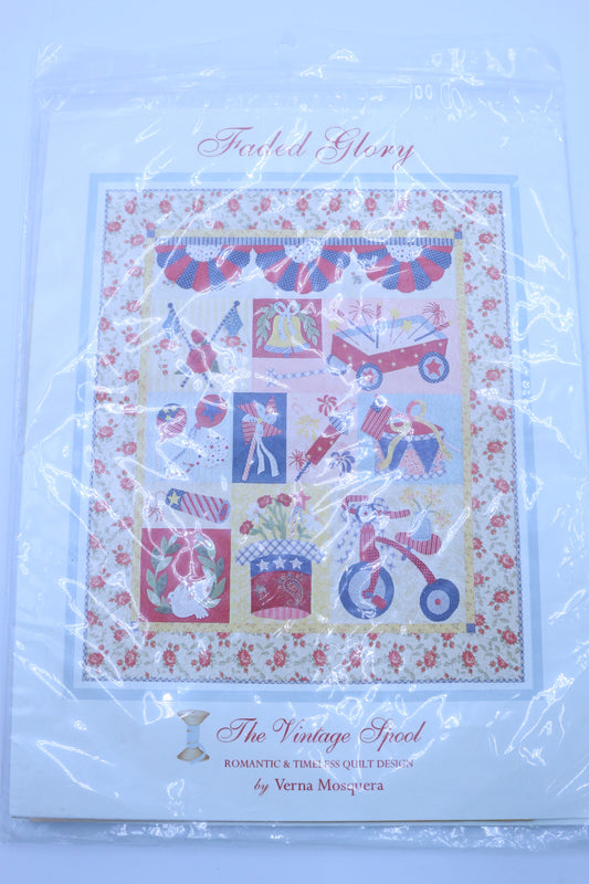 The Vintage Spool Faded Glory Quilt Sewing Pattern