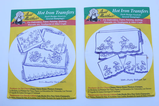Aunt Marthas Hot Iron Transfers Pattern 3049 or 3111