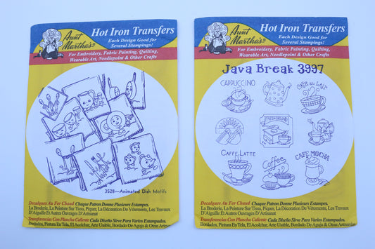 Hot Iron Transfers Patterns 3528 or 3997