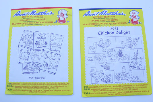Aunt Marthas Embroidery Patterns 3942 or 3748