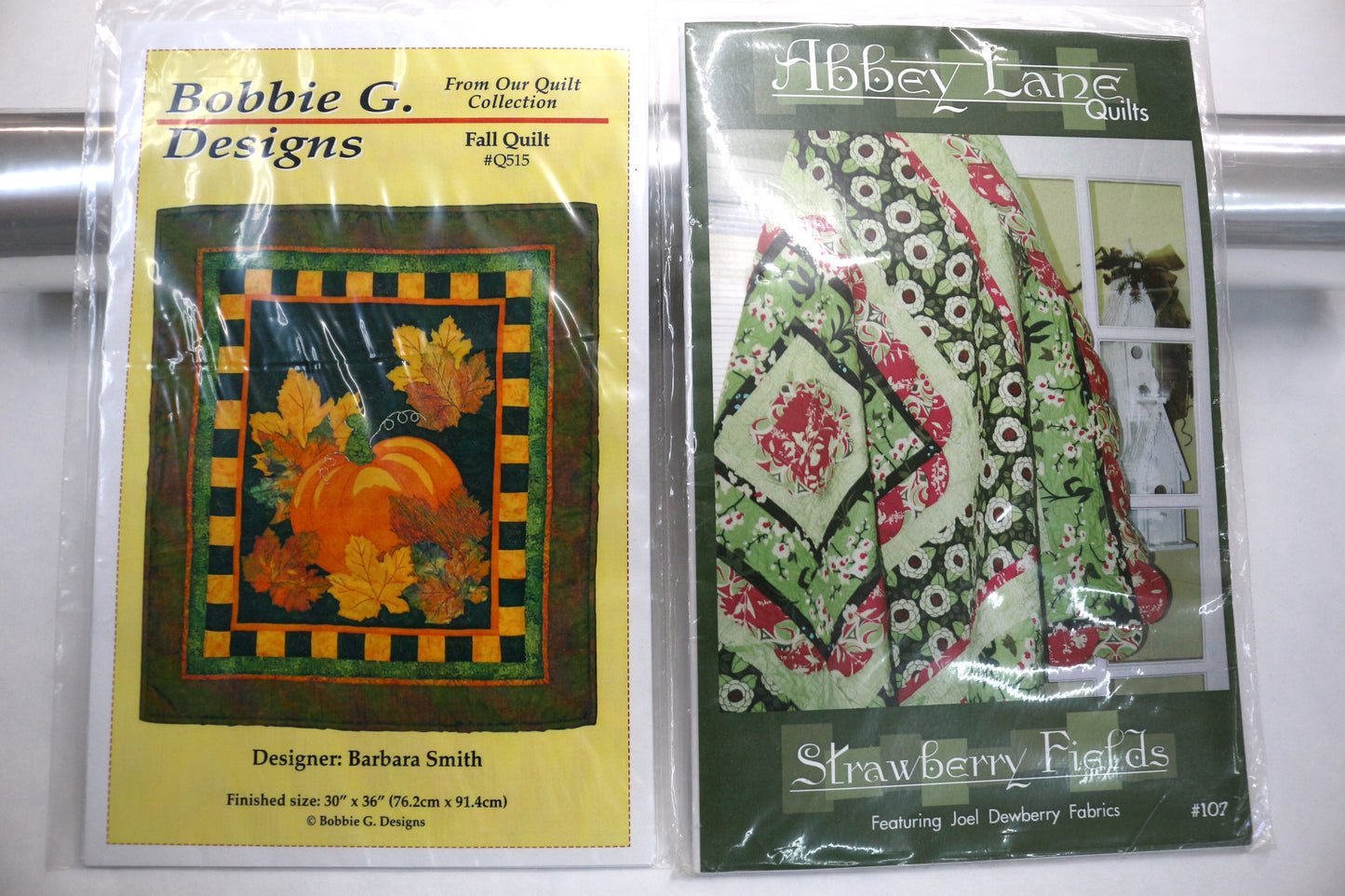 Bobbi G Designs Fall Quilt Pattern or Abbey Lane Strawberry Fields Quilt Pattern