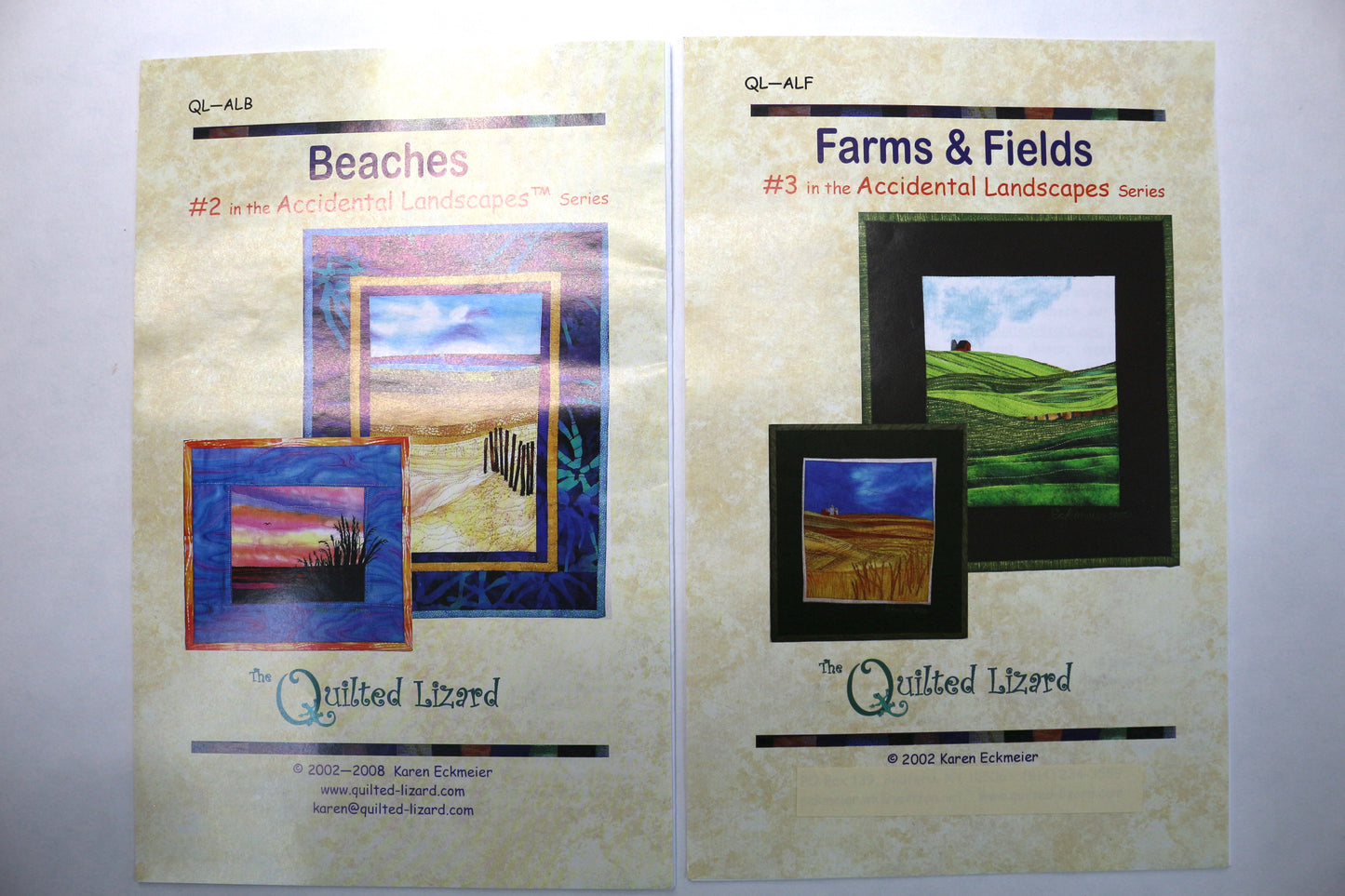 The Quilted Lizard Beaches Quilt Pattern or Farms & Fields Quilt Pattern