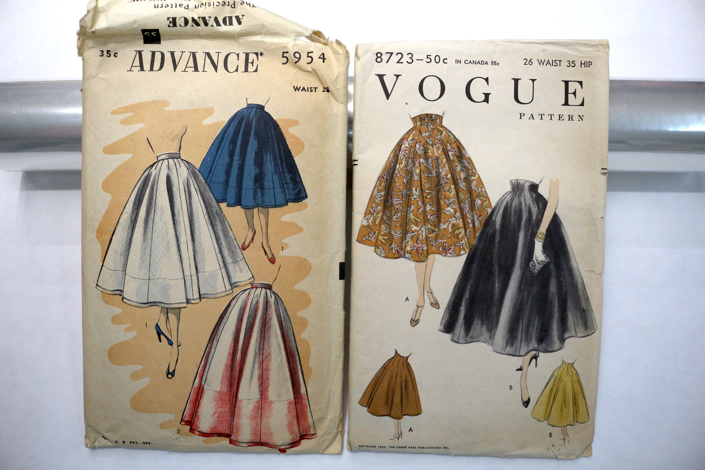 Vintage Advance 5954 Sewing Pattern or Vogue 8723 Sewing Pattern