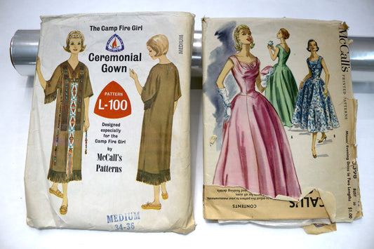 Vintage McCalls The Campfire Ceremonial Gown Sewing Pattern or McCalls 3398 Sewing Pattern