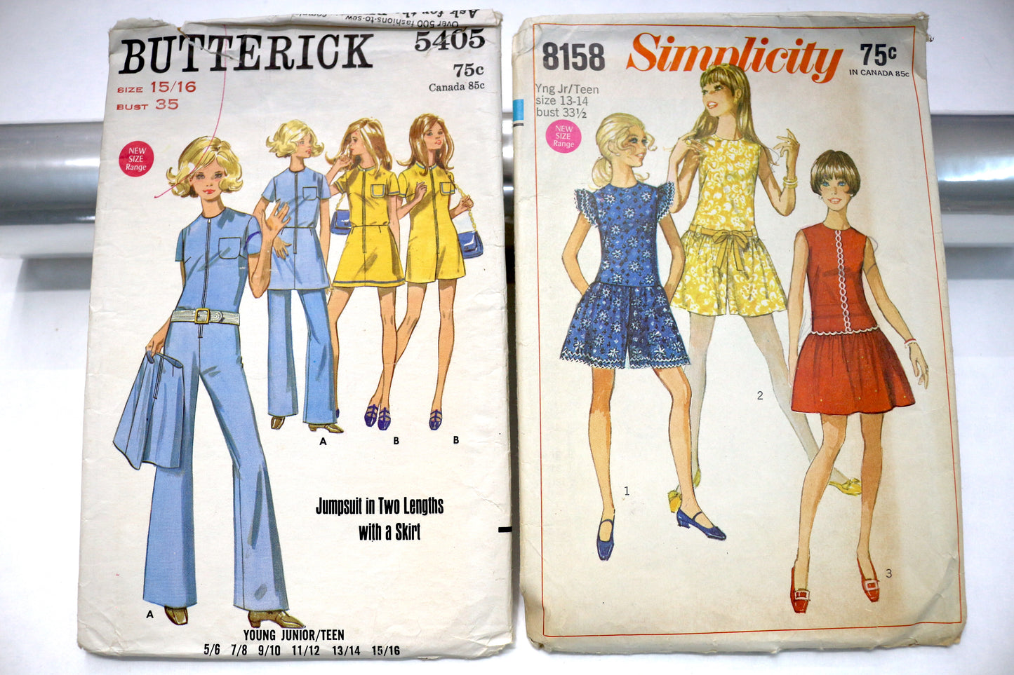 Simplicity 8158 Sewing Pattern or Butterick 5404 Sewing Pattern