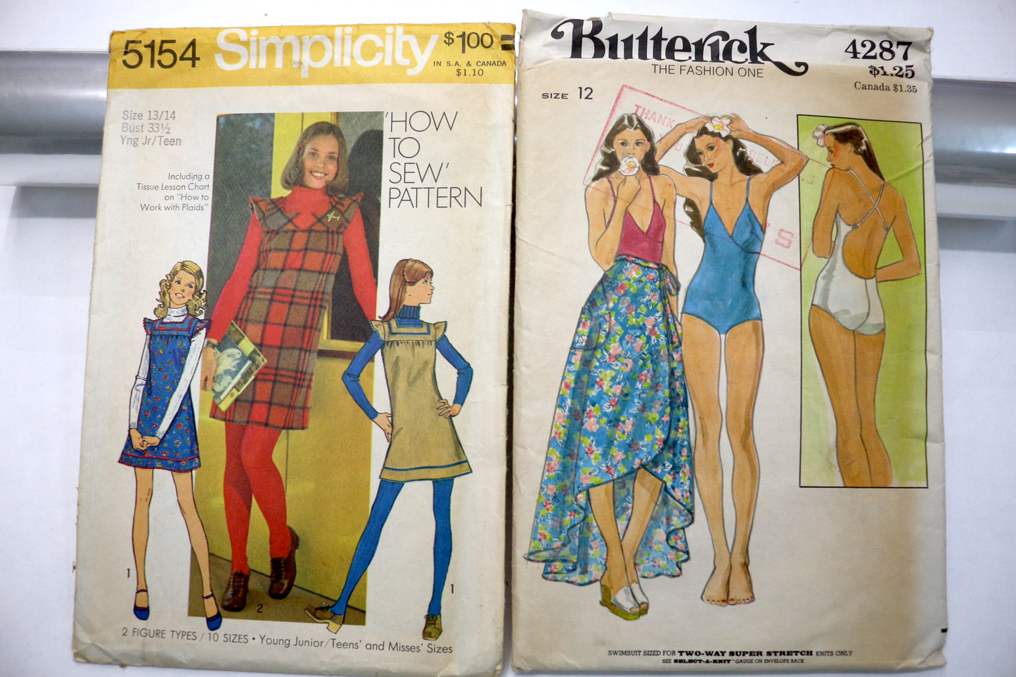 Simplicity 5154 Sewing Pattern or Butterick 4287 Sewing Pattern