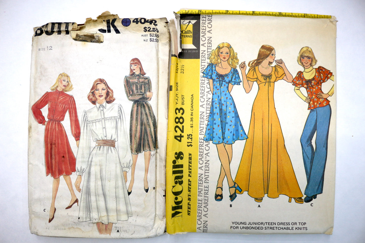 McCalls 4283 Sewing Pattern or Butterick 4042 Sewing Pattern