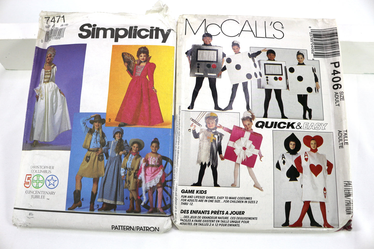 Simplicity Costume Sewing Pattern or McCalls P406 Gamer Costume