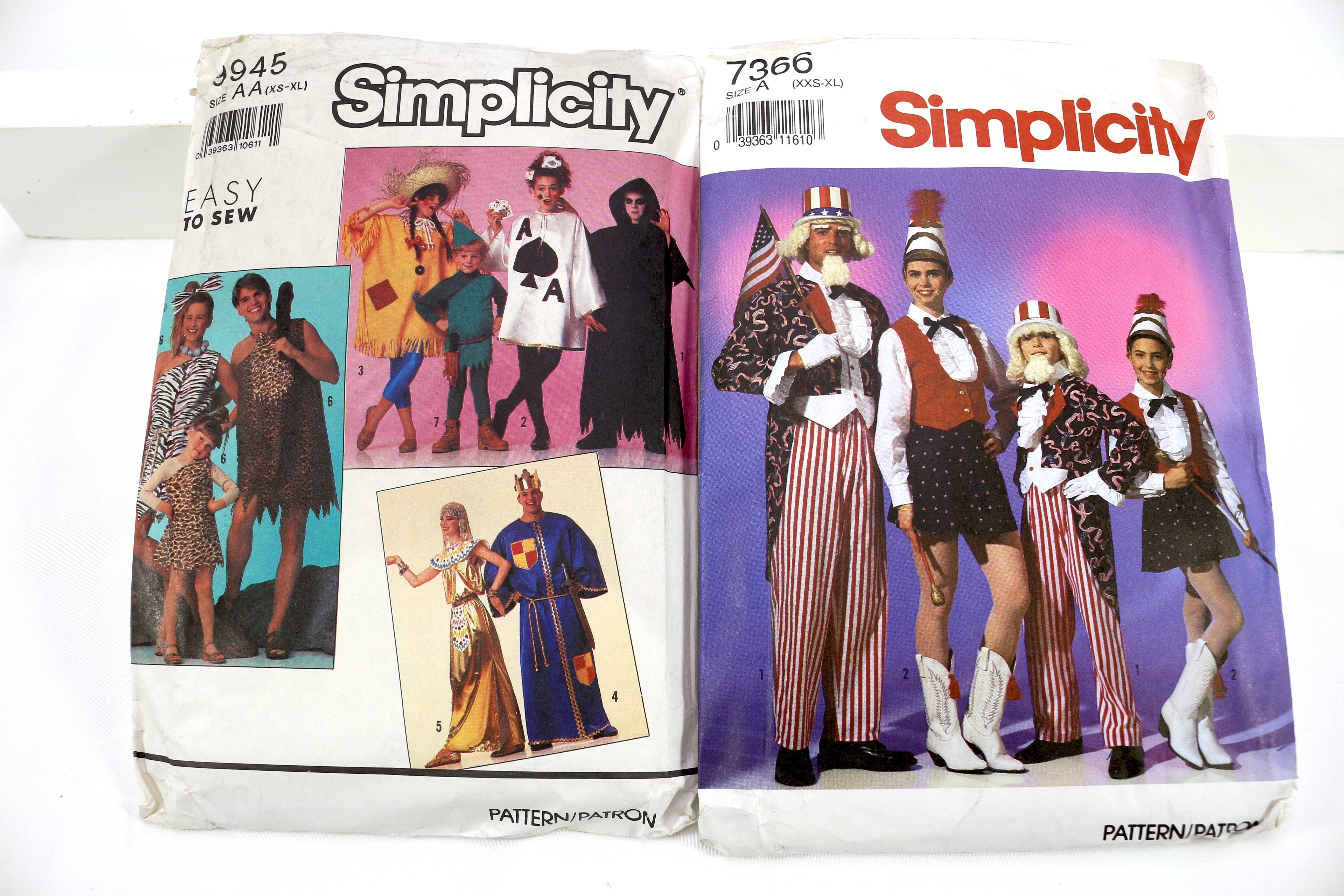 Simplicity R11556 Simplicity 9945 Costume Sewing Pattern or Simplicity 7366 Patriotic Co ...