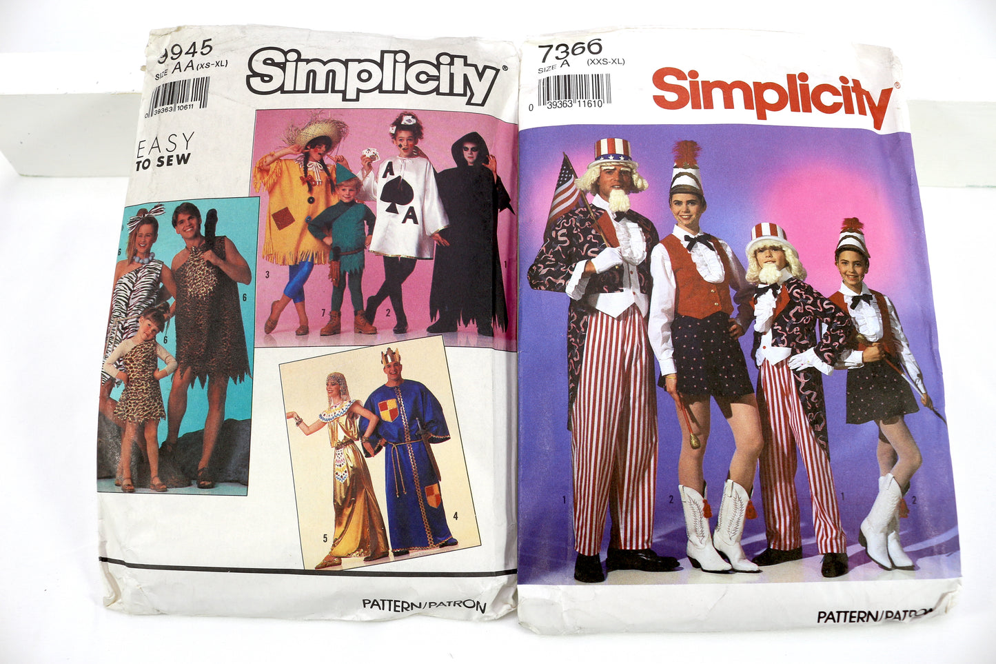 Simplicity 9945 Costume Sewing Pattern or Simplicity 7366 Patriotic Costume Sewing Pattern