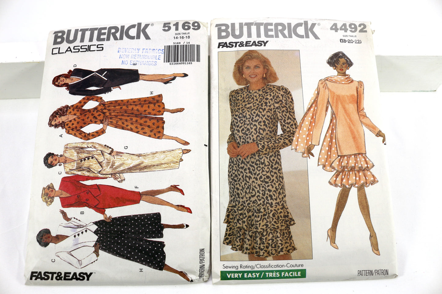 Butterick 5169 Skirt and Top Sewing Pattern or Butterick 4492 Top & Skirt Pattern