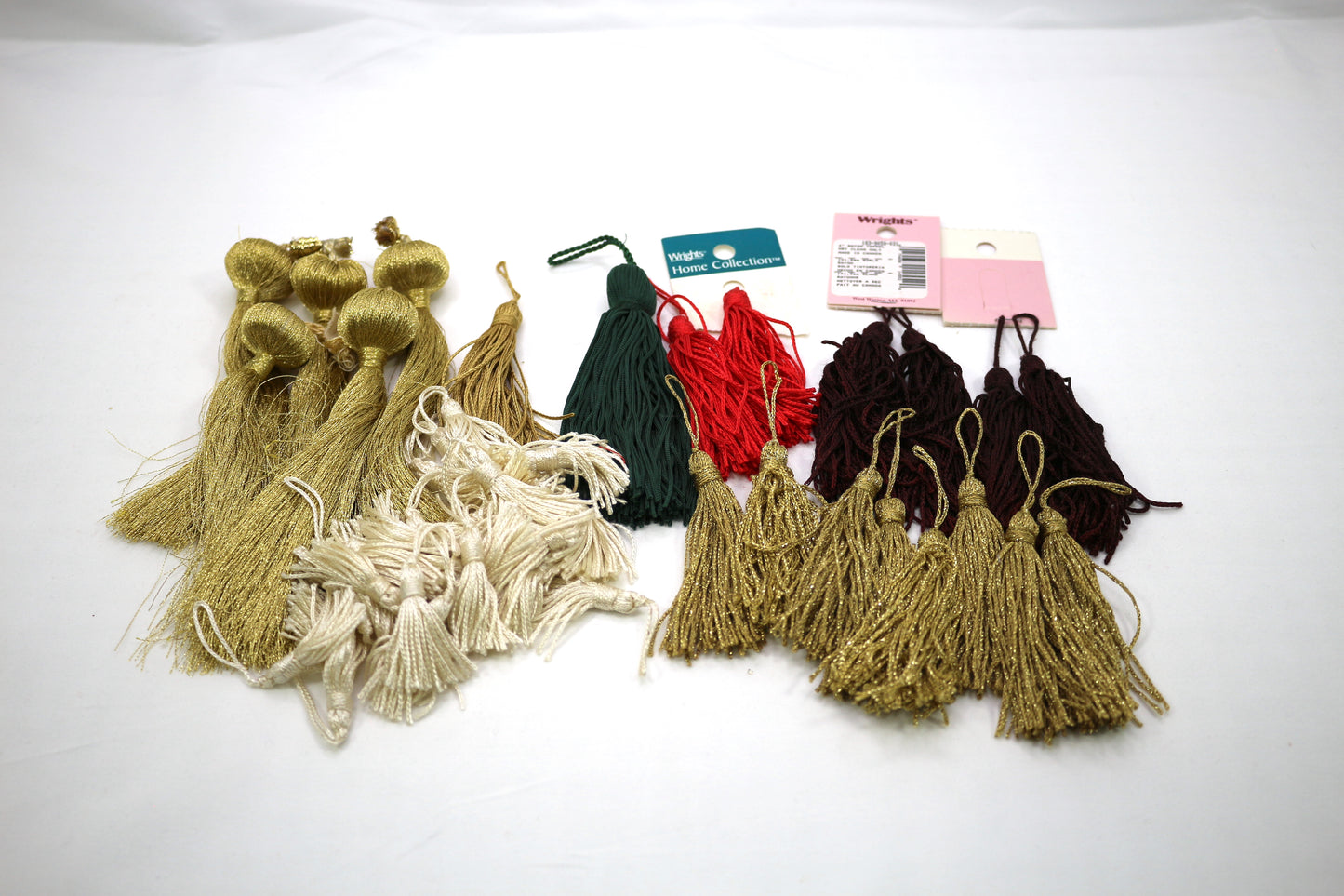 Gold Tassels, White Tassels Grab Bag of Tassels