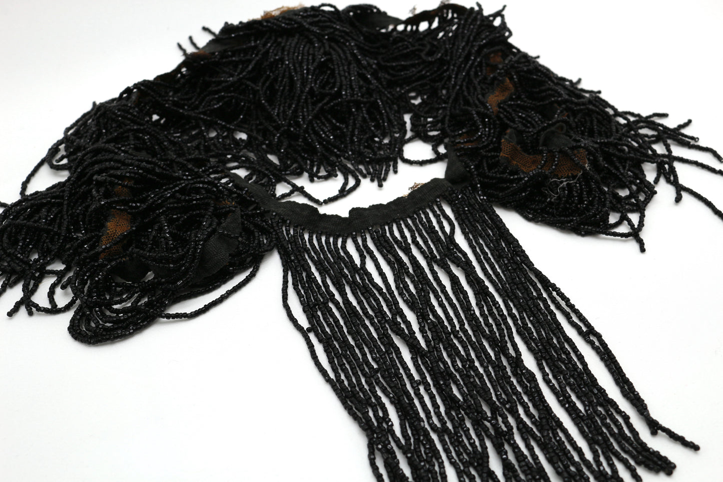 54" String of Small Black Bead Trim, Embellishment & Trim