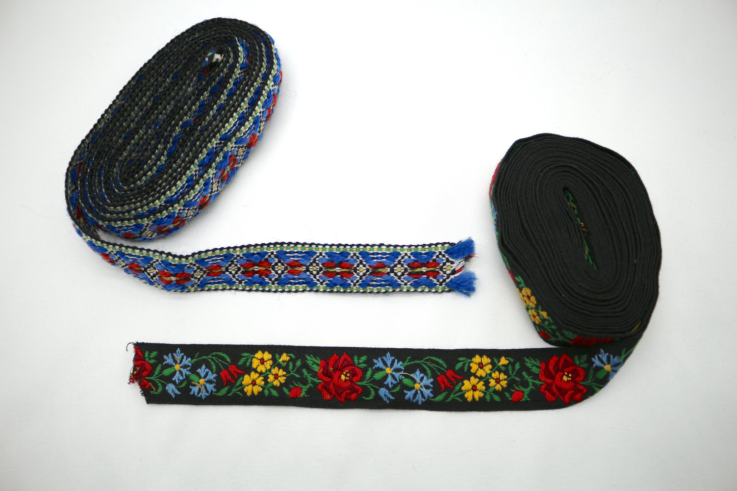 Embroidered Ribbon Trim, Aztec Design
