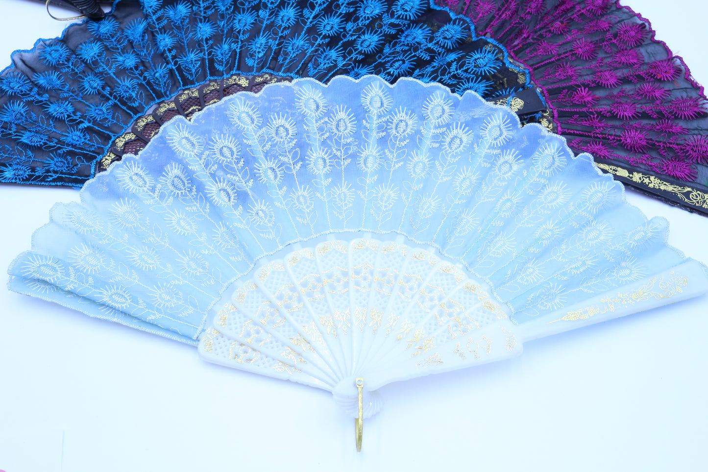 1 Gorgeous Embroidered Hand Fan