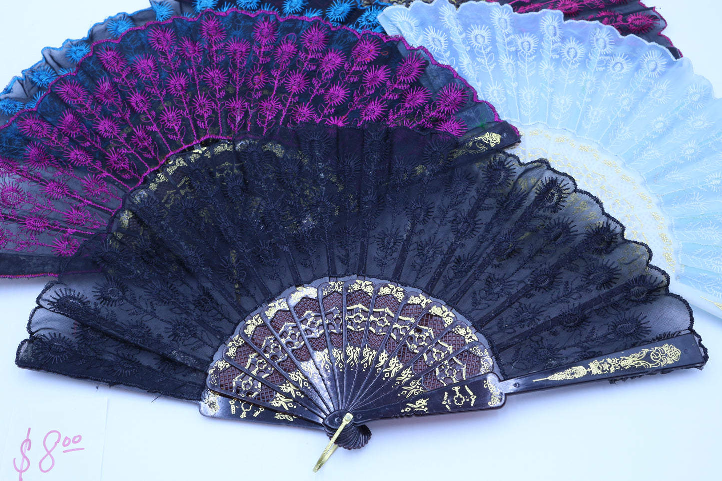 1 Gorgeous Embroidered Hand Fan