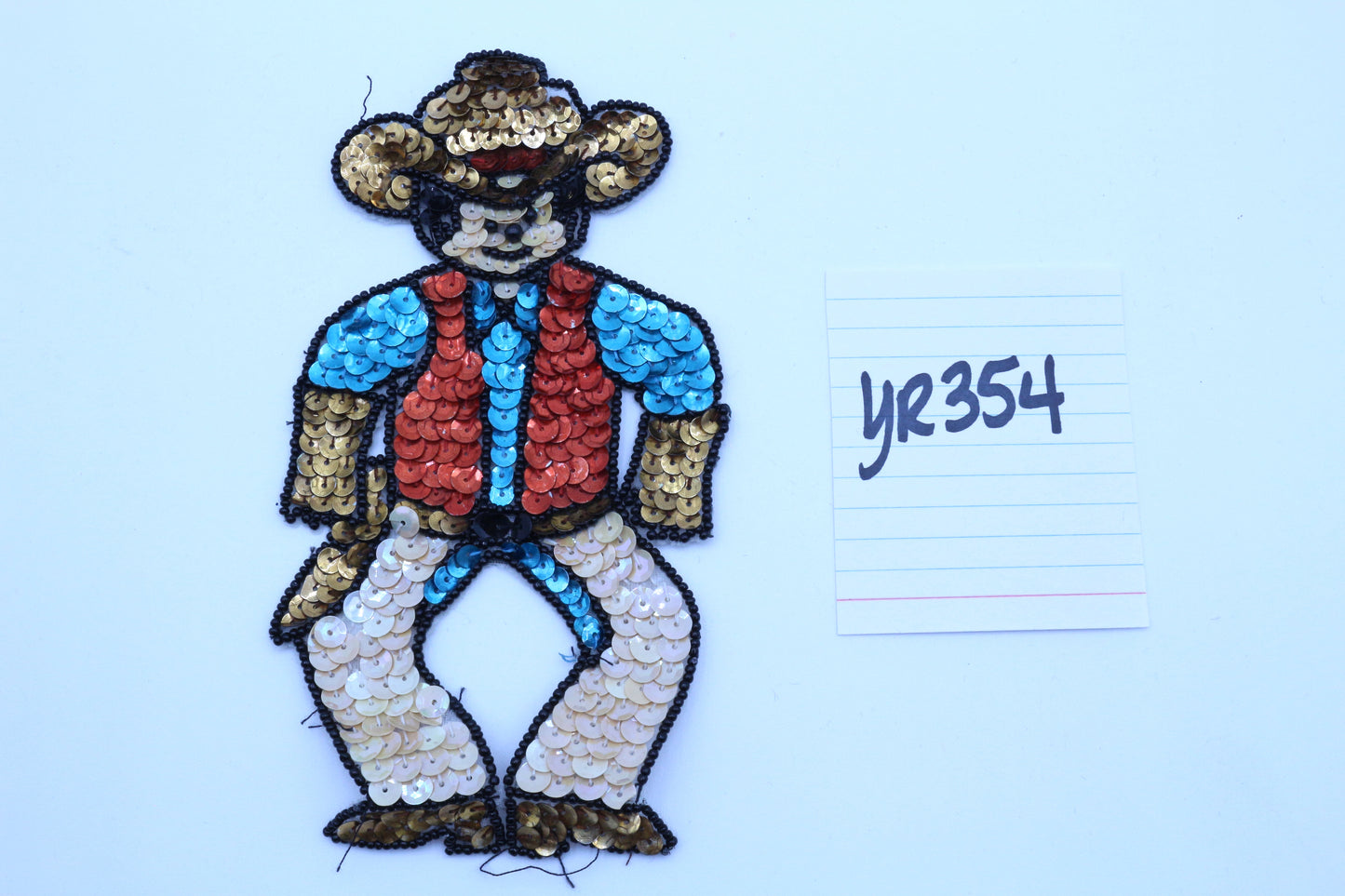 Yellowstone Cowboy Sequin Patch