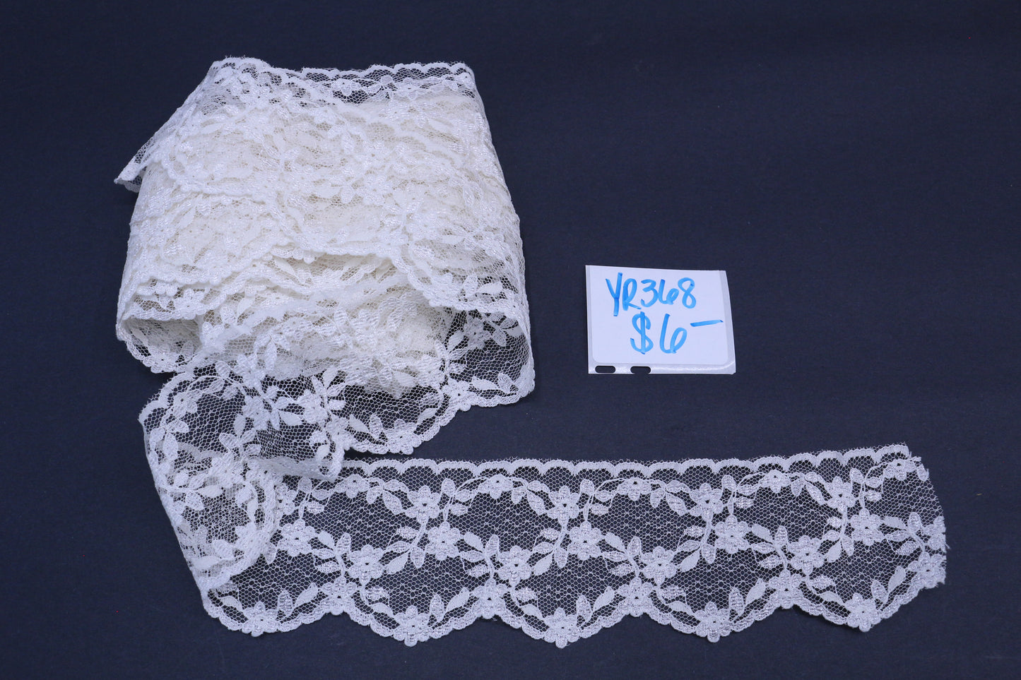 2.5" White Lace Trim