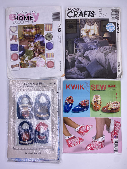 McCall's 2450, McCall's 4789, Bunches of Bibs SWD-80, Kwik Sew K4151 Sewing Pattern PK049