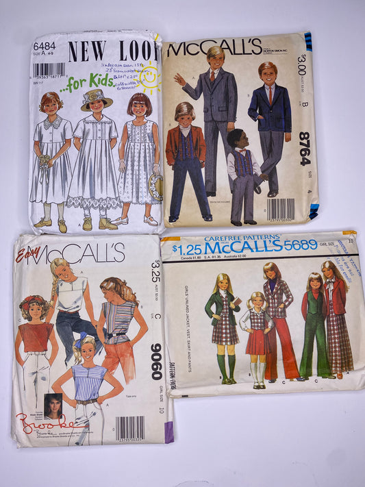 New Look 6484, McCall's 8764, McCall's 9060, McCall's 5689 Sewing Pattern PK073