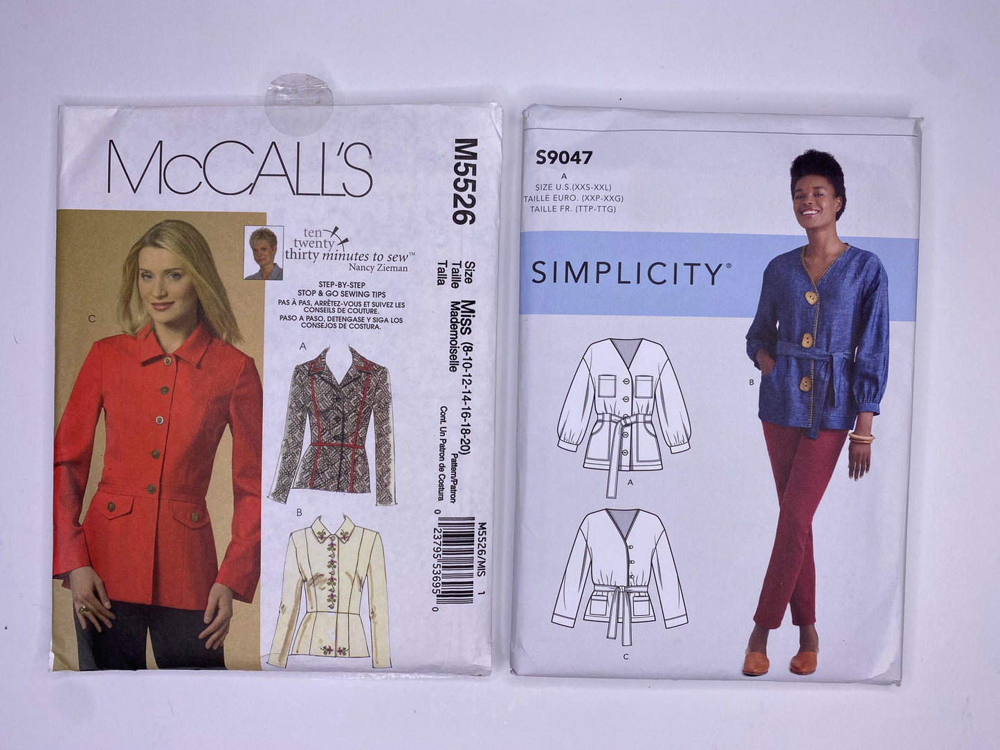 McCall's 5526, Simplicity 9047 Sewing Pattern PK086