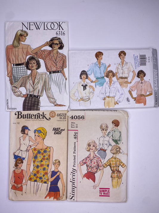 New Look 6316, Butterick 3642, Butterick 4632, Simplicity 4056 Sewing Pattern PK113