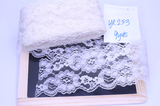 3.5" Flower Lace Sewing Trim 9 yds