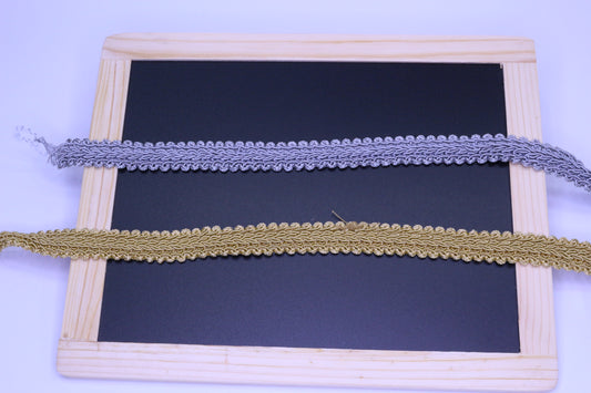 Gold or Silver Gimp Sewing Trim