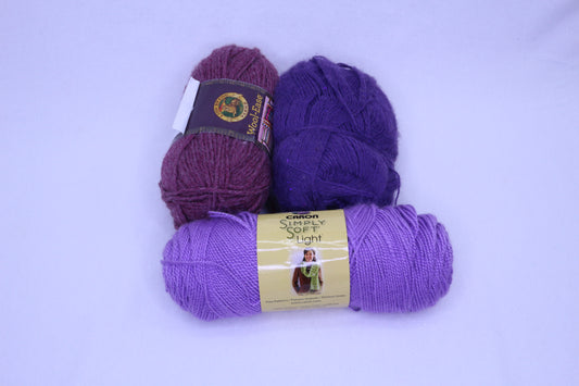 Purple People Eater Yarn Bundle