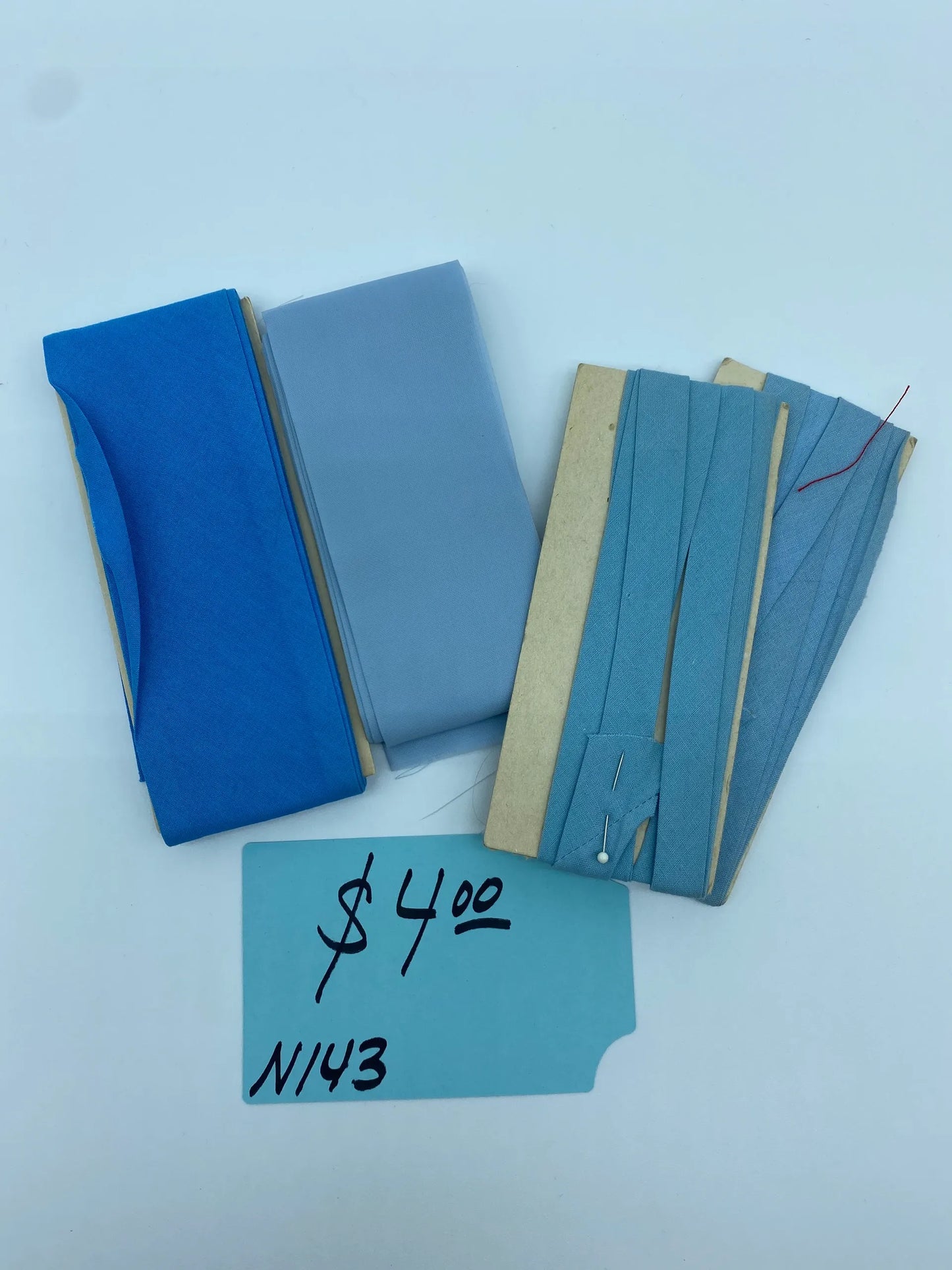 Blue Bias Tape Bundle, Sewing Notions, Sewing Supplies